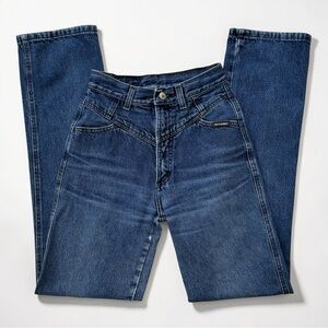 Vintage Rockies Bareback Jeans High Rise Western Denim USA 24 (Tag 26) 34”